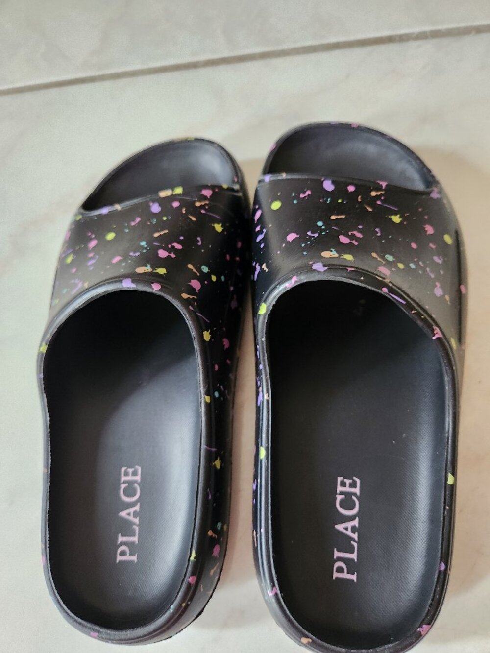 Children's Place Sandal Slides Little Kids/Toddlers Size 13